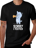 Sorry I Tooted Funny Cat T-Shirt