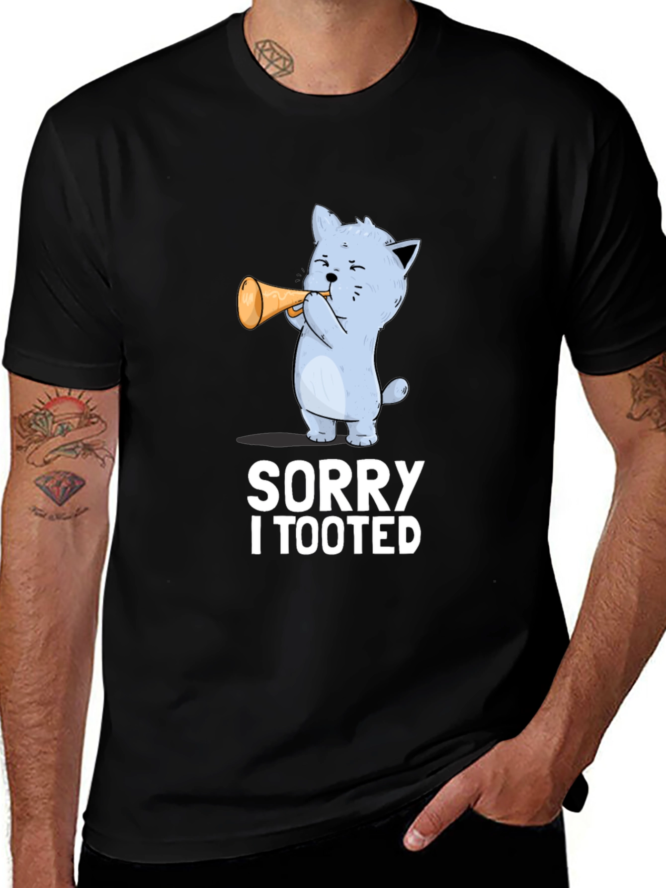 Sorry I Tooted Funny Cat T-Shirt
