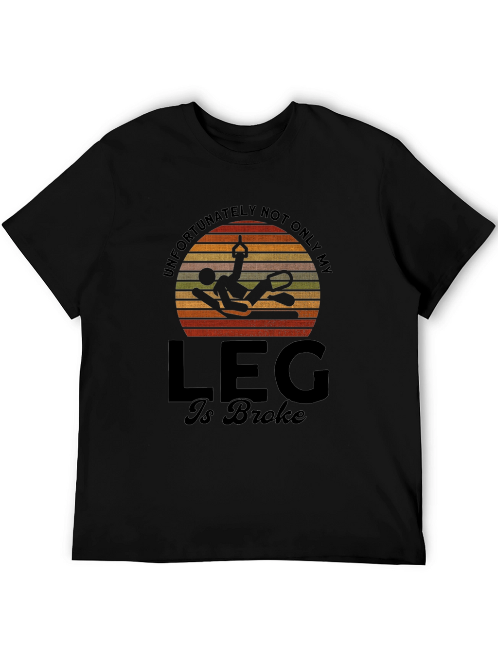Funny Broken Leg T-Shirt - Circus Fail Humor