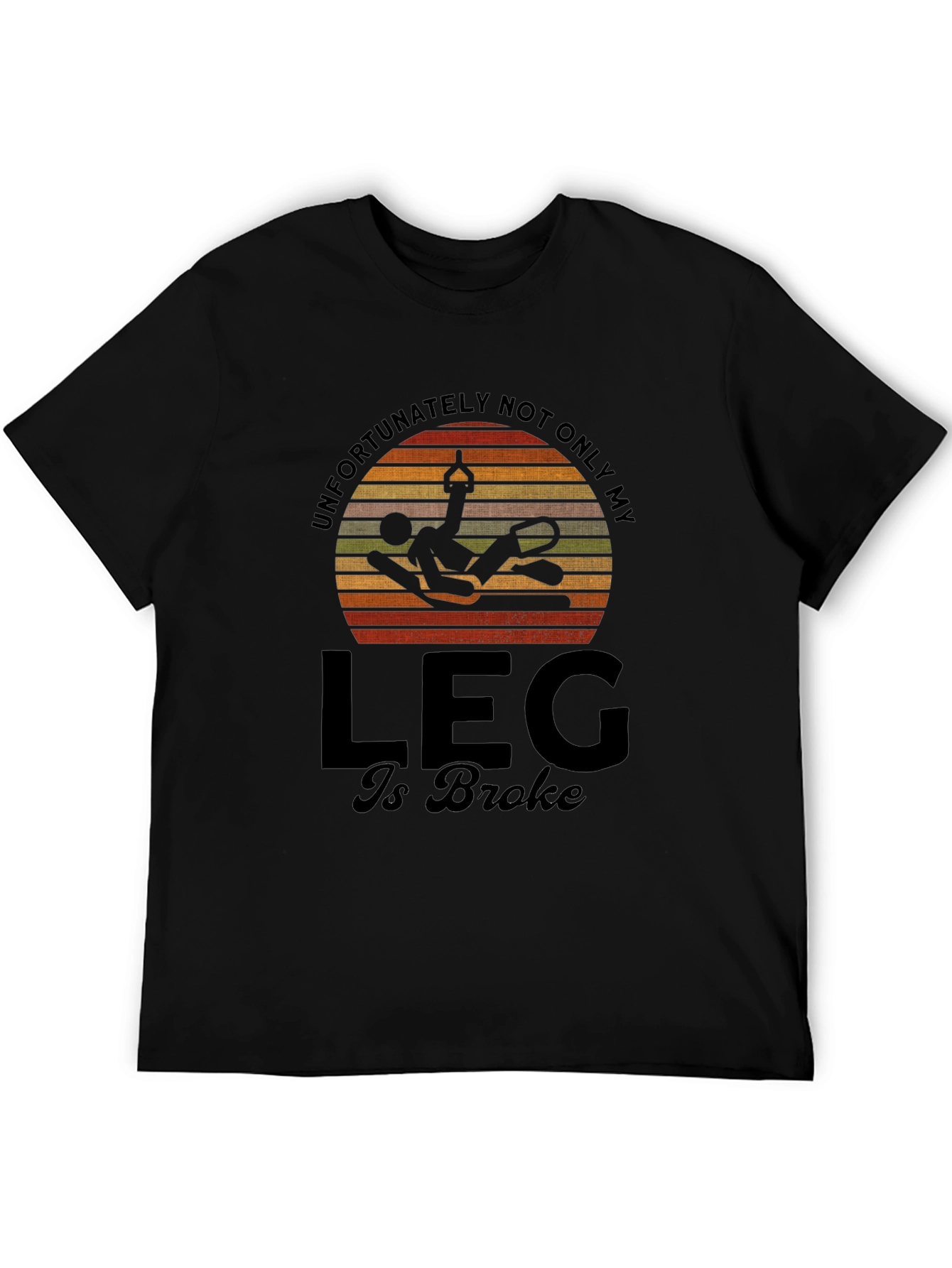 Funny Broken Leg T-Shirt - Circus Fail Humor