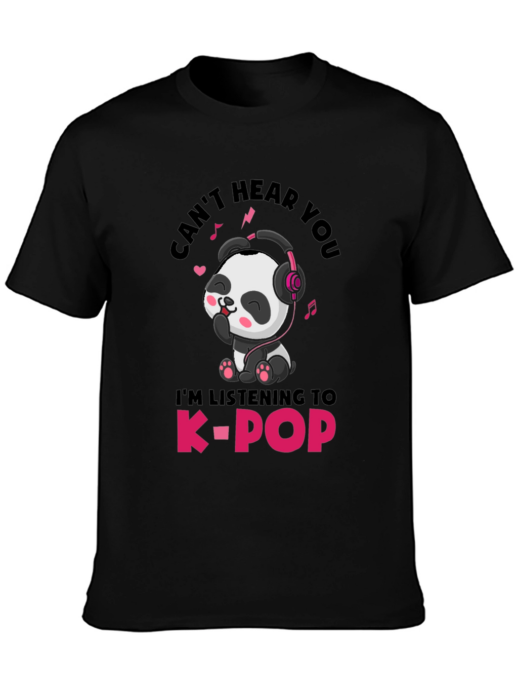 Cute Panda K-Pop T-Shirt - Unisex