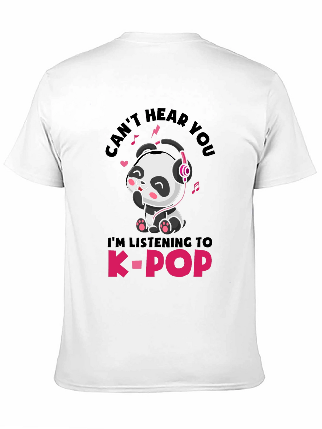 Cute Panda K-Pop T-Shirt - Unisex