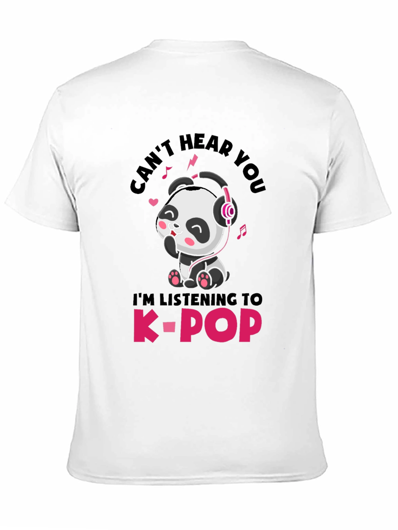Cute Panda K-Pop T-Shirt - Unisex