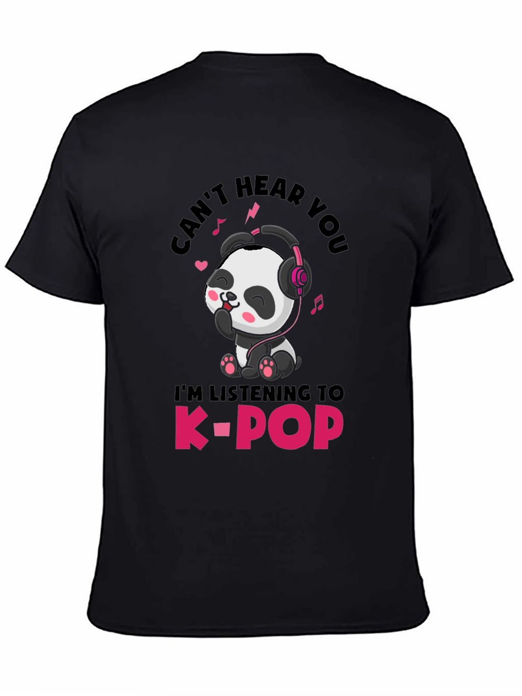Cute Panda K-Pop T-Shirt - Unisex