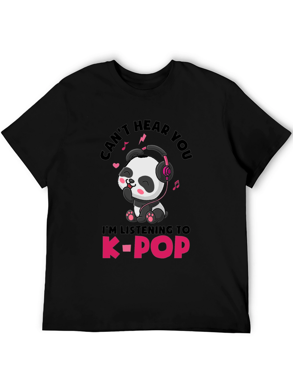 Cute Panda K-Pop T-Shirt - Unisex