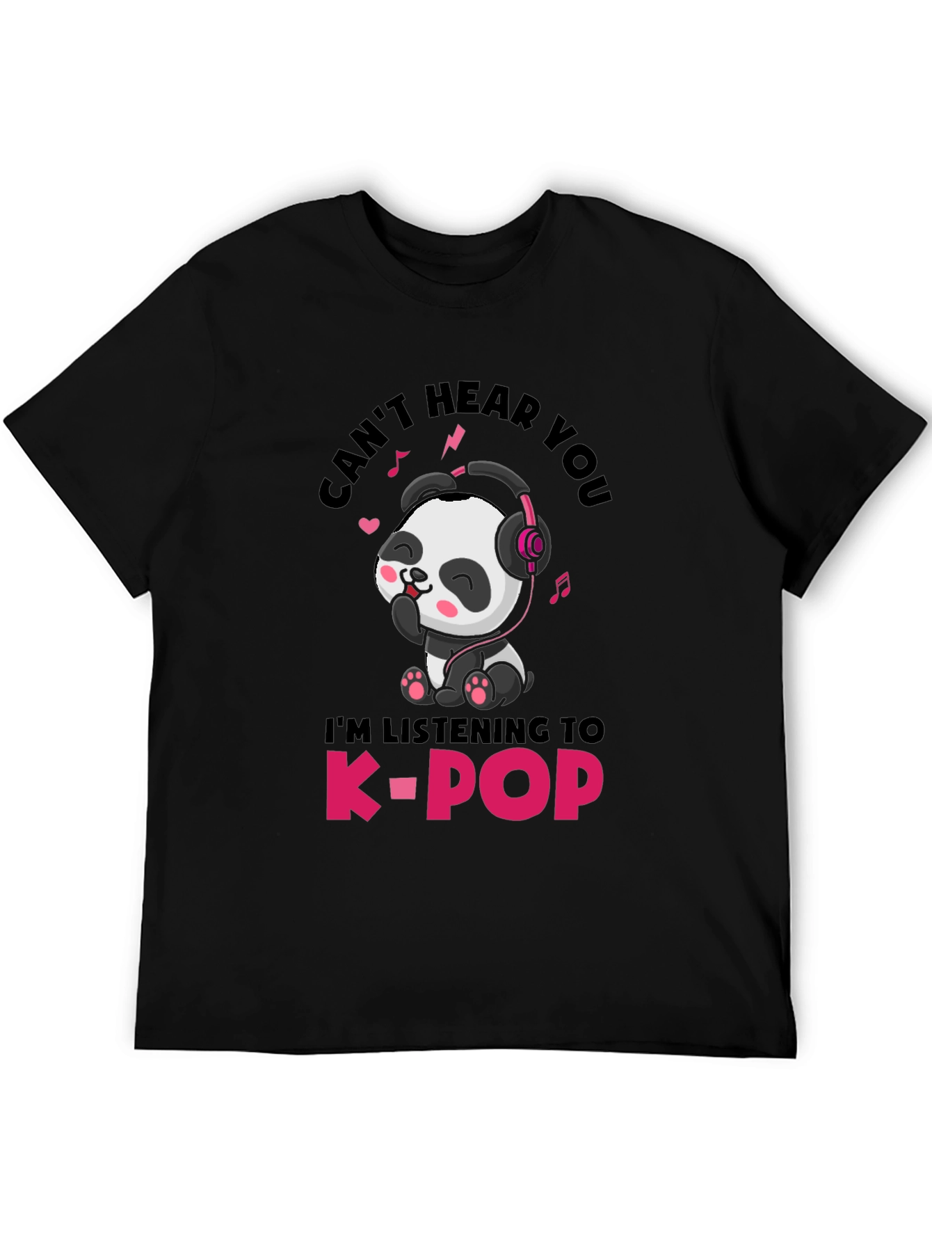 Cute Panda K-Pop T-Shirt - Unisex
