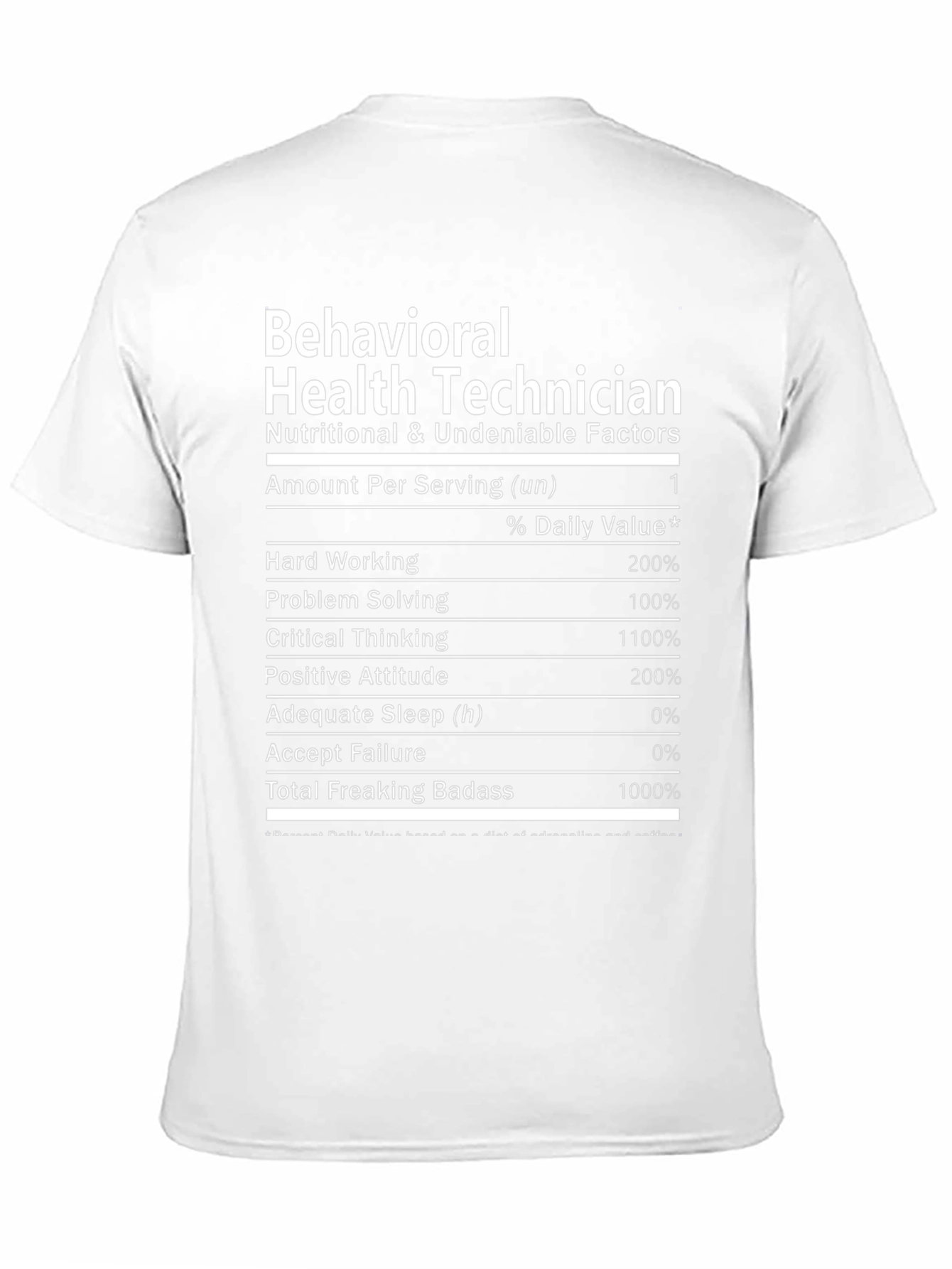 Behavioral Health Technician Novelty T-Shirt