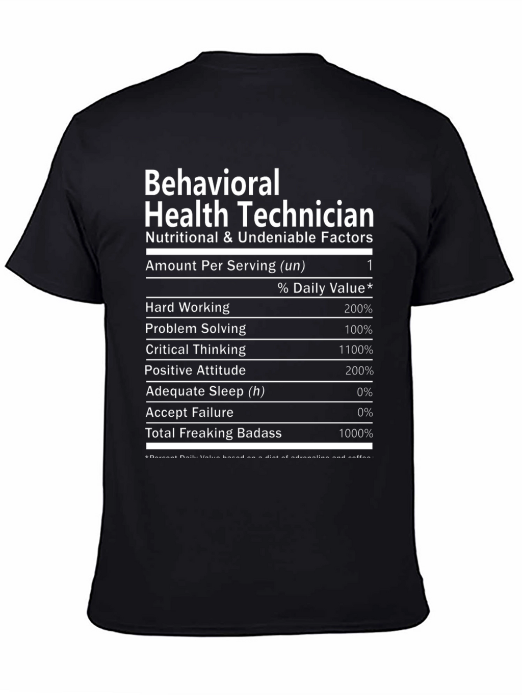 Behavioral Health Technician Novelty T-Shirt