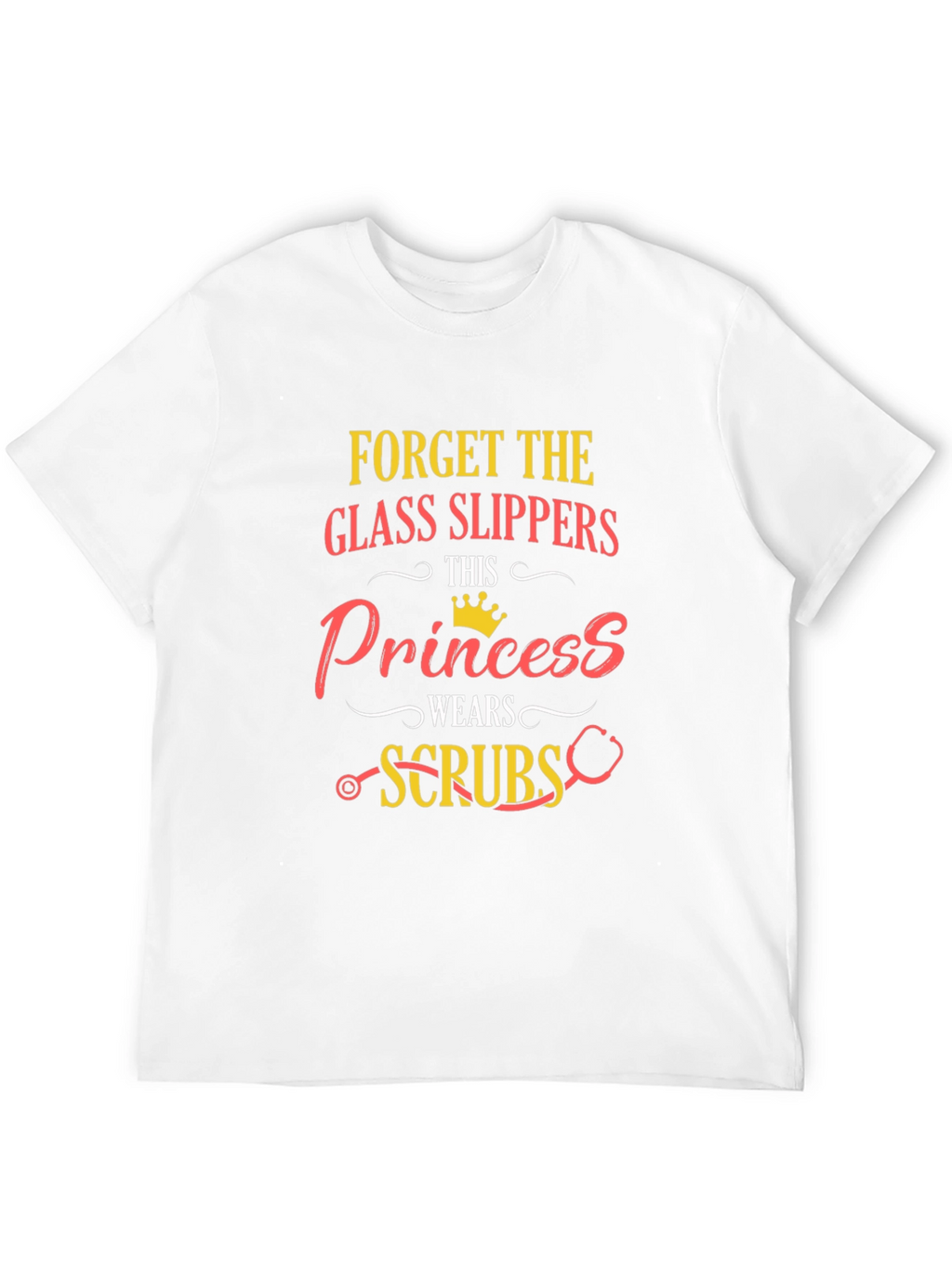 Princess Wears Scrubs Graphic Tee