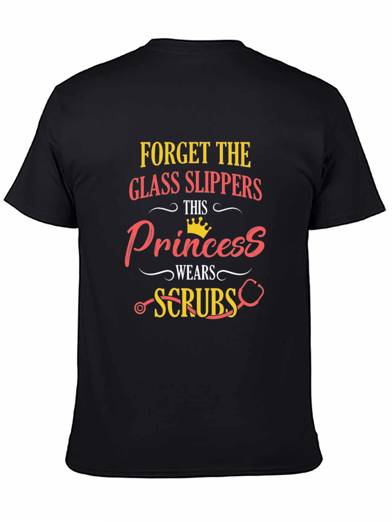 Princess Wears Scrubs Graphic Tee