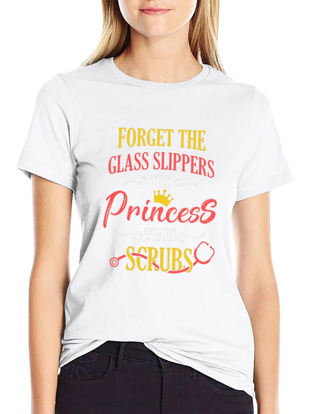 Princess Wears Scrubs Graphic Tee