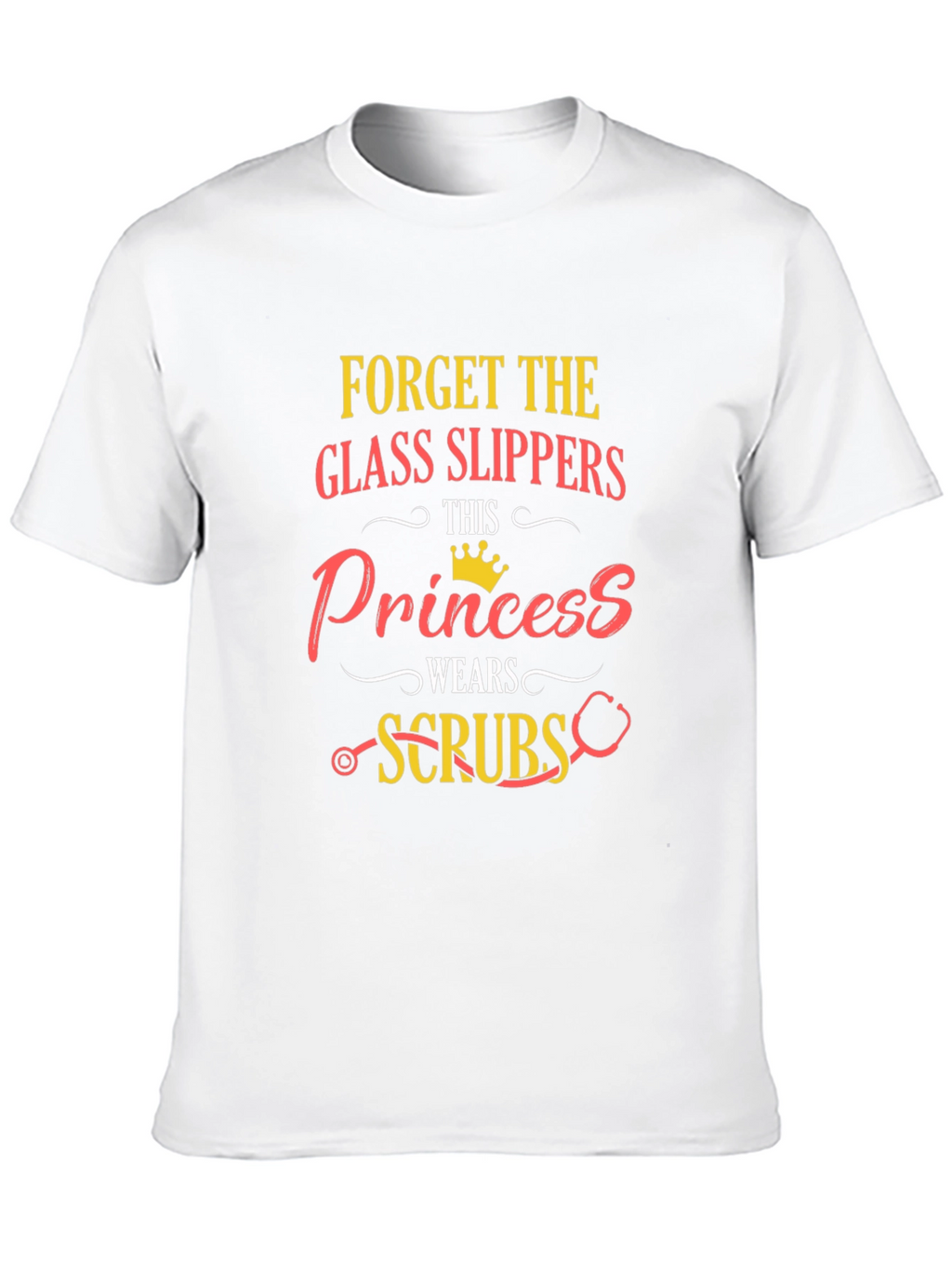 Princess Wears Scrubs Graphic Tee