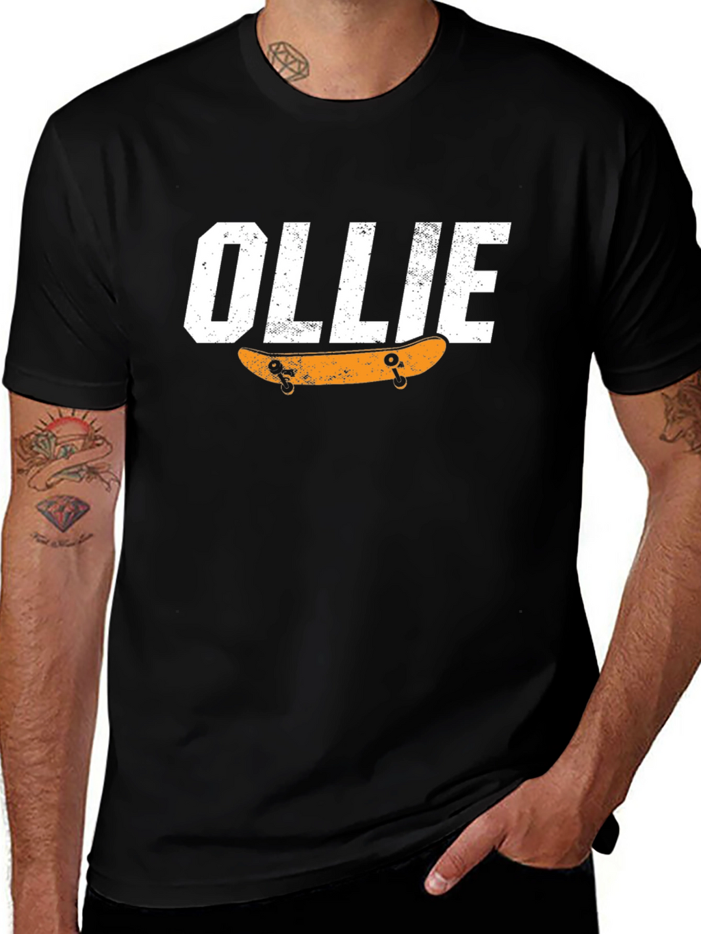 Ollie Skateboard T-Shirt - Cool Graphic Tee