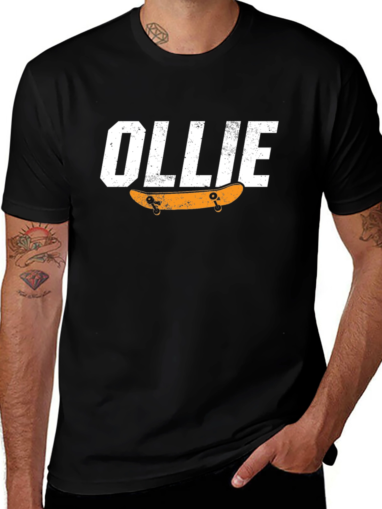 Ollie Skateboard T-Shirt - Cool Graphic Tee