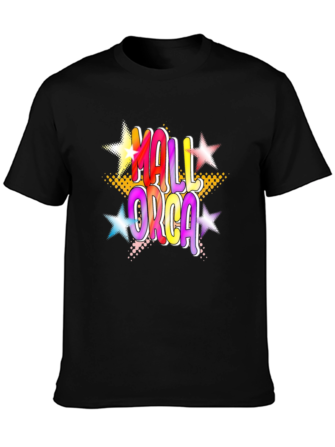 Mallorca Graphic T-Shirt Black Tee
