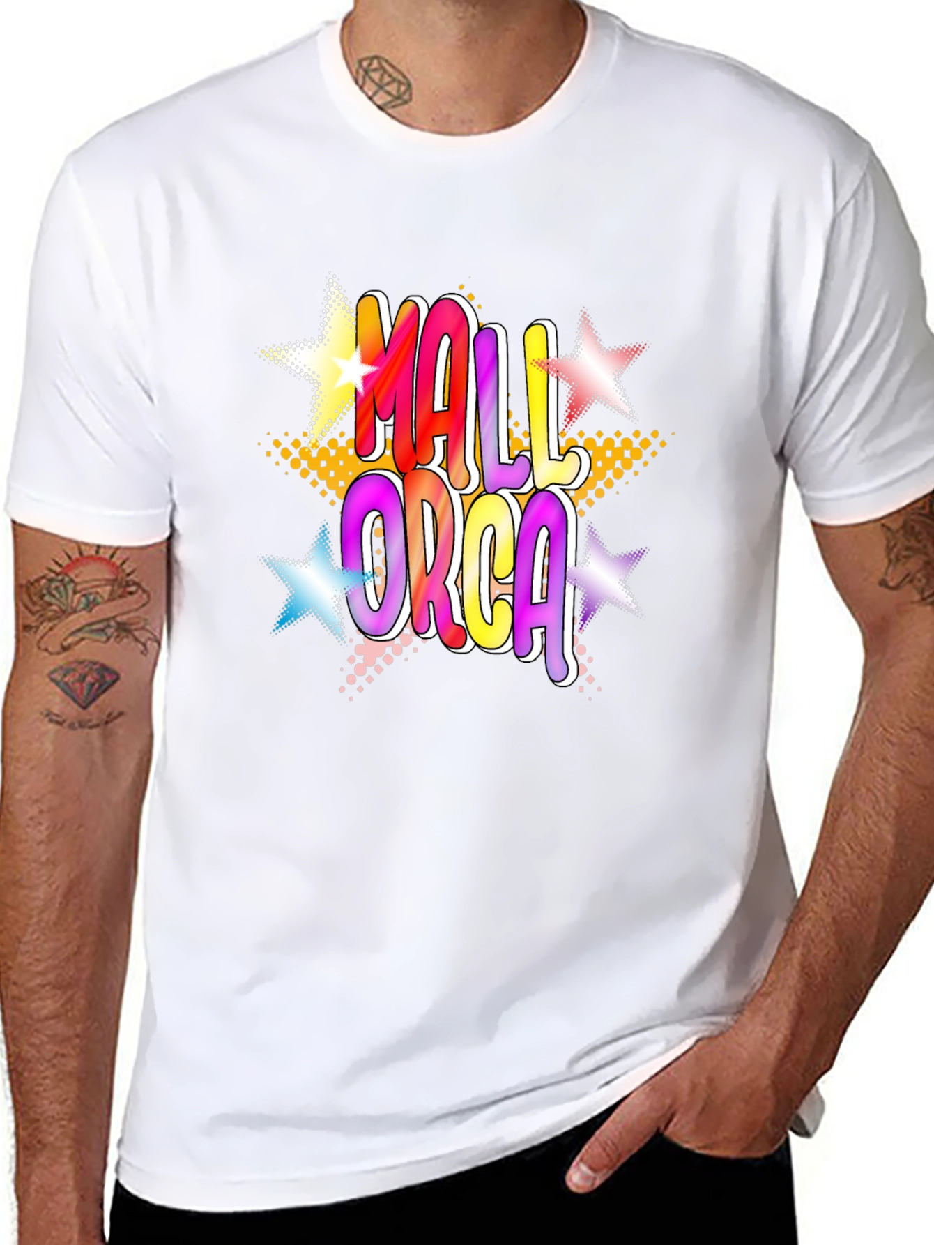 Mallorca Graphic T-Shirt Black Tee