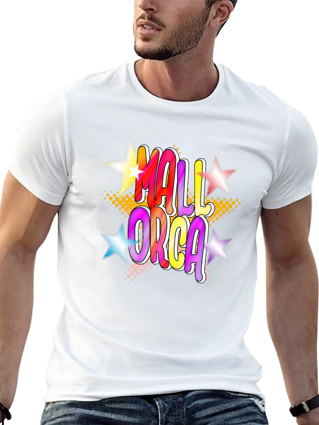 Mallorca Graphic T-Shirt Black Tee