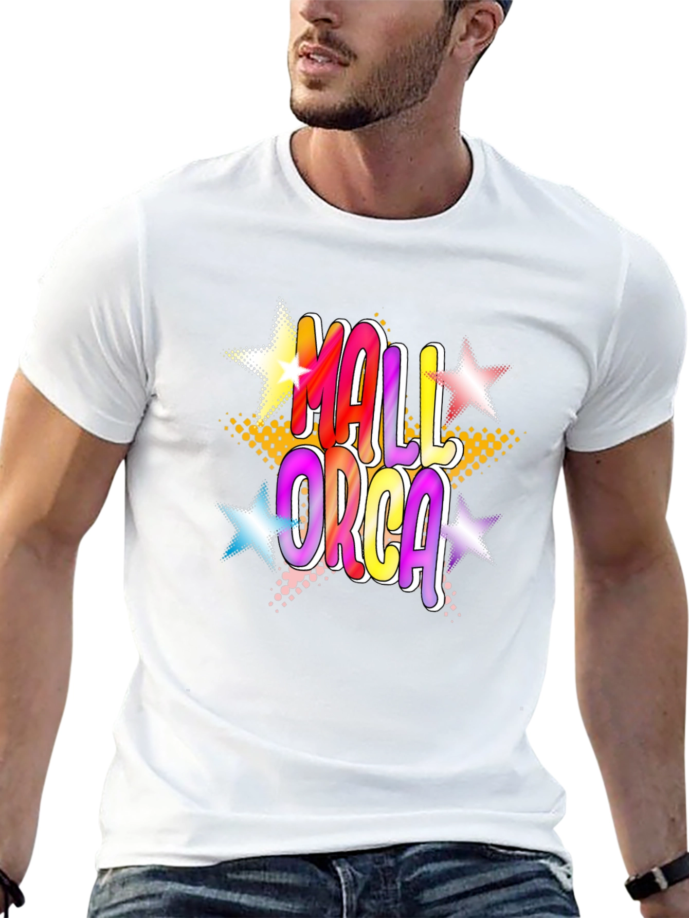 Mallorca Graphic T-Shirt Black Tee