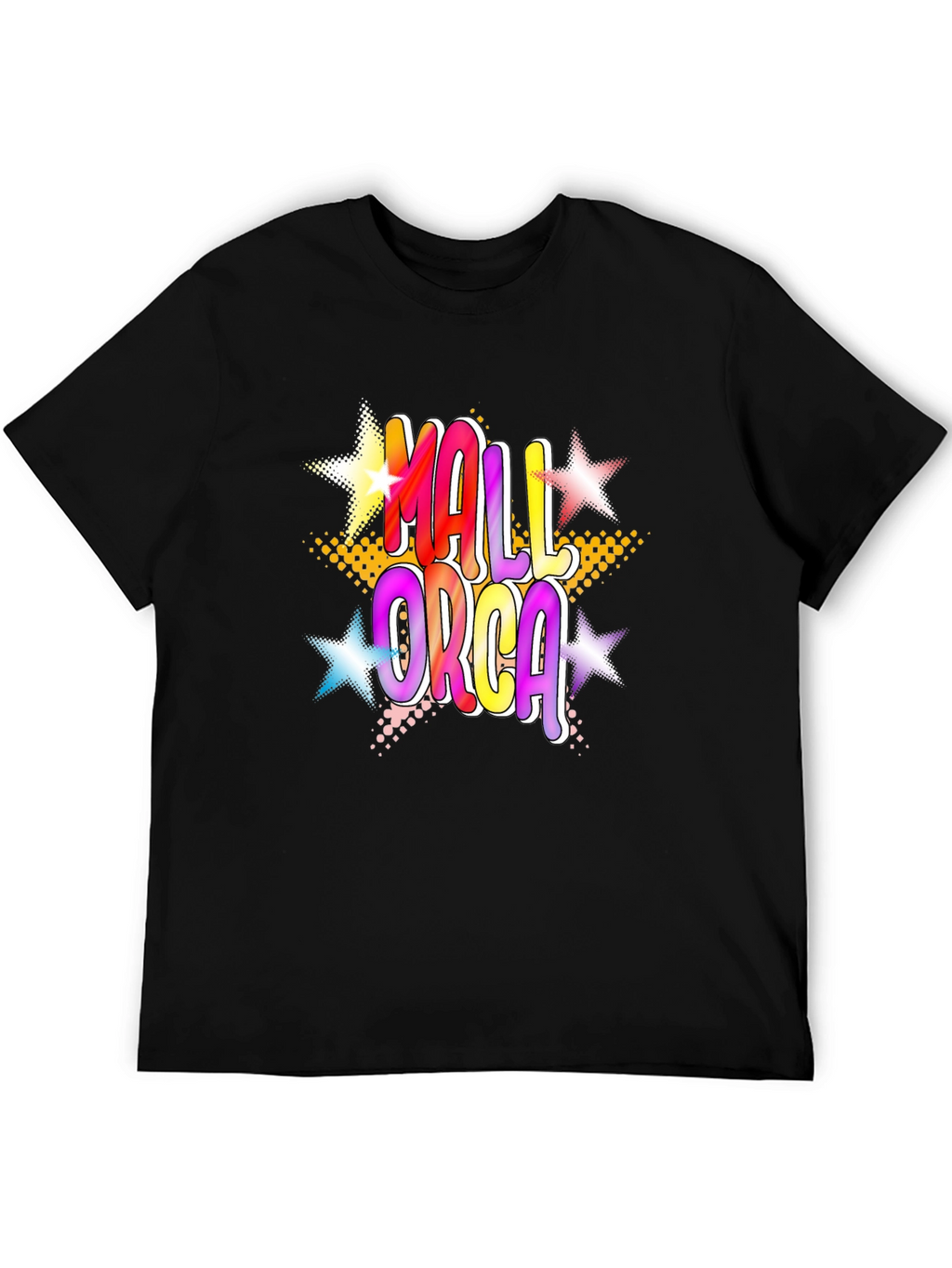 Mallorca Graphic T-Shirt Black Tee