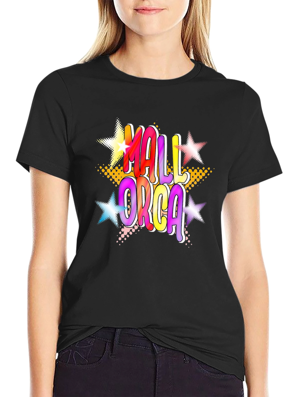 Mallorca Graphic T-Shirt Black Tee