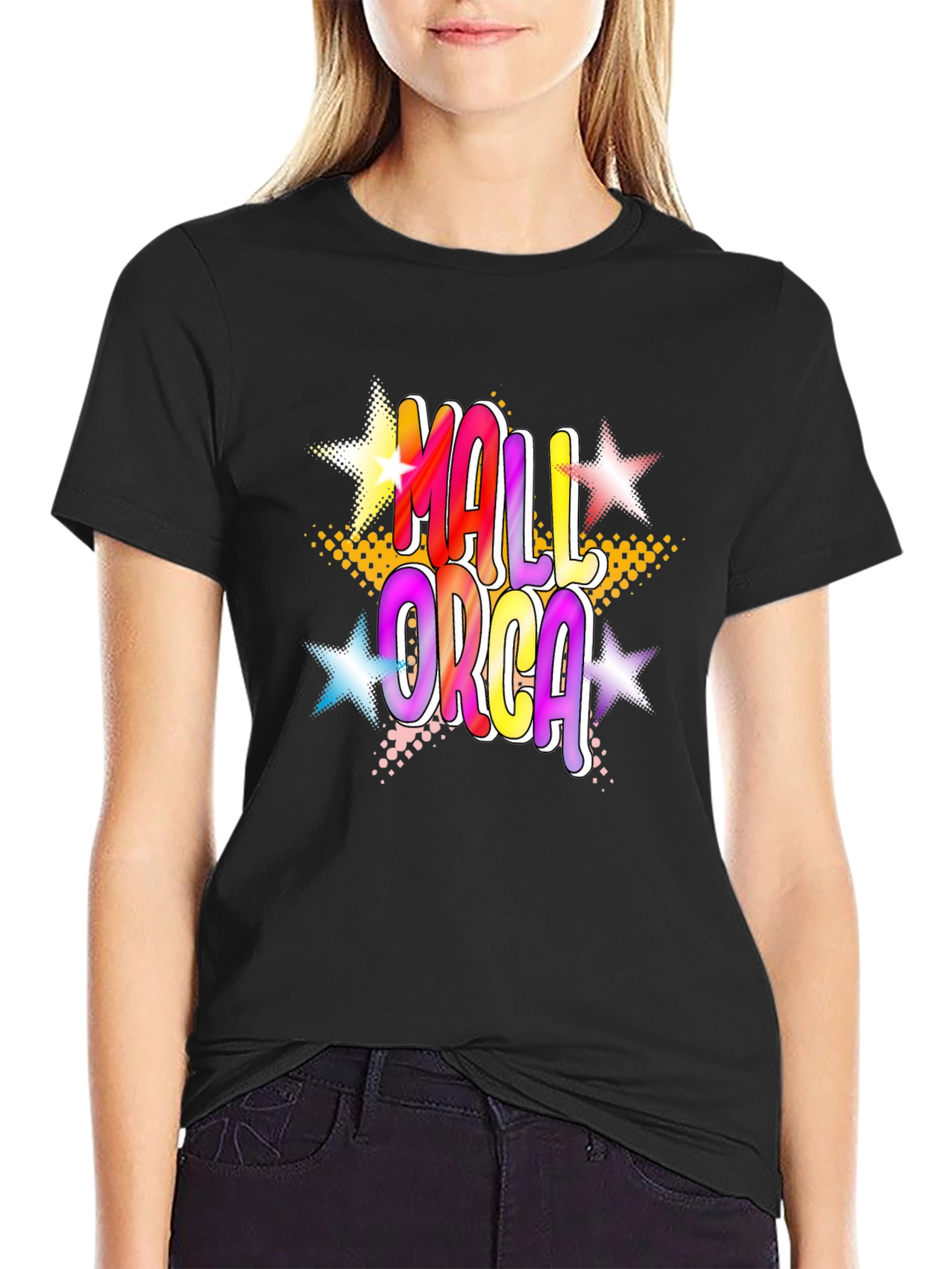 Mallorca Graphic T-Shirt Black Tee