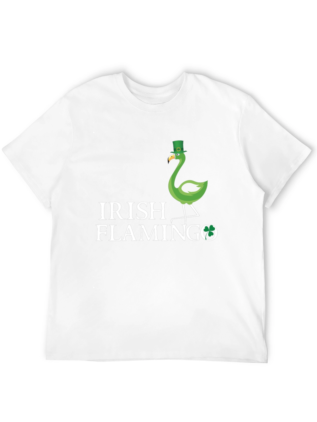 Irish Flamingo St. Patricks Day T-Shirt