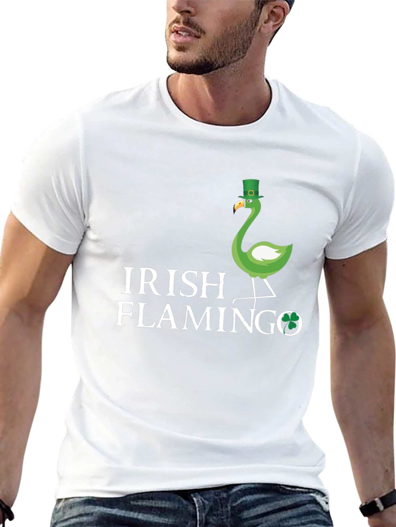 Irish Flamingo St. Patricks Day T-Shirt