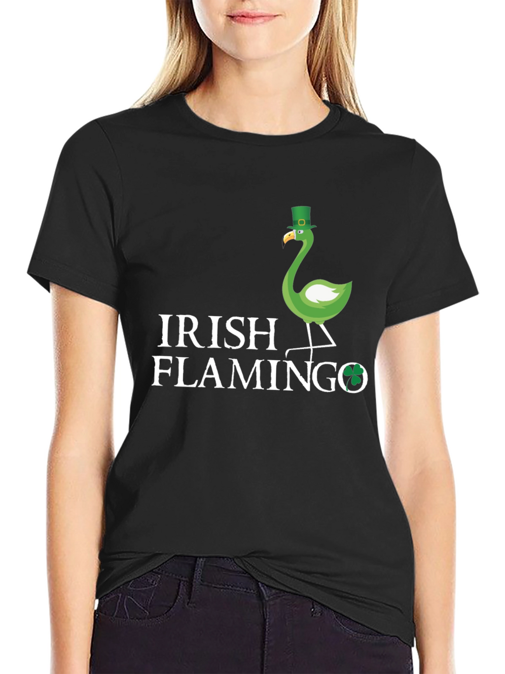 Irish Flamingo St. Patricks Day T-Shirt
