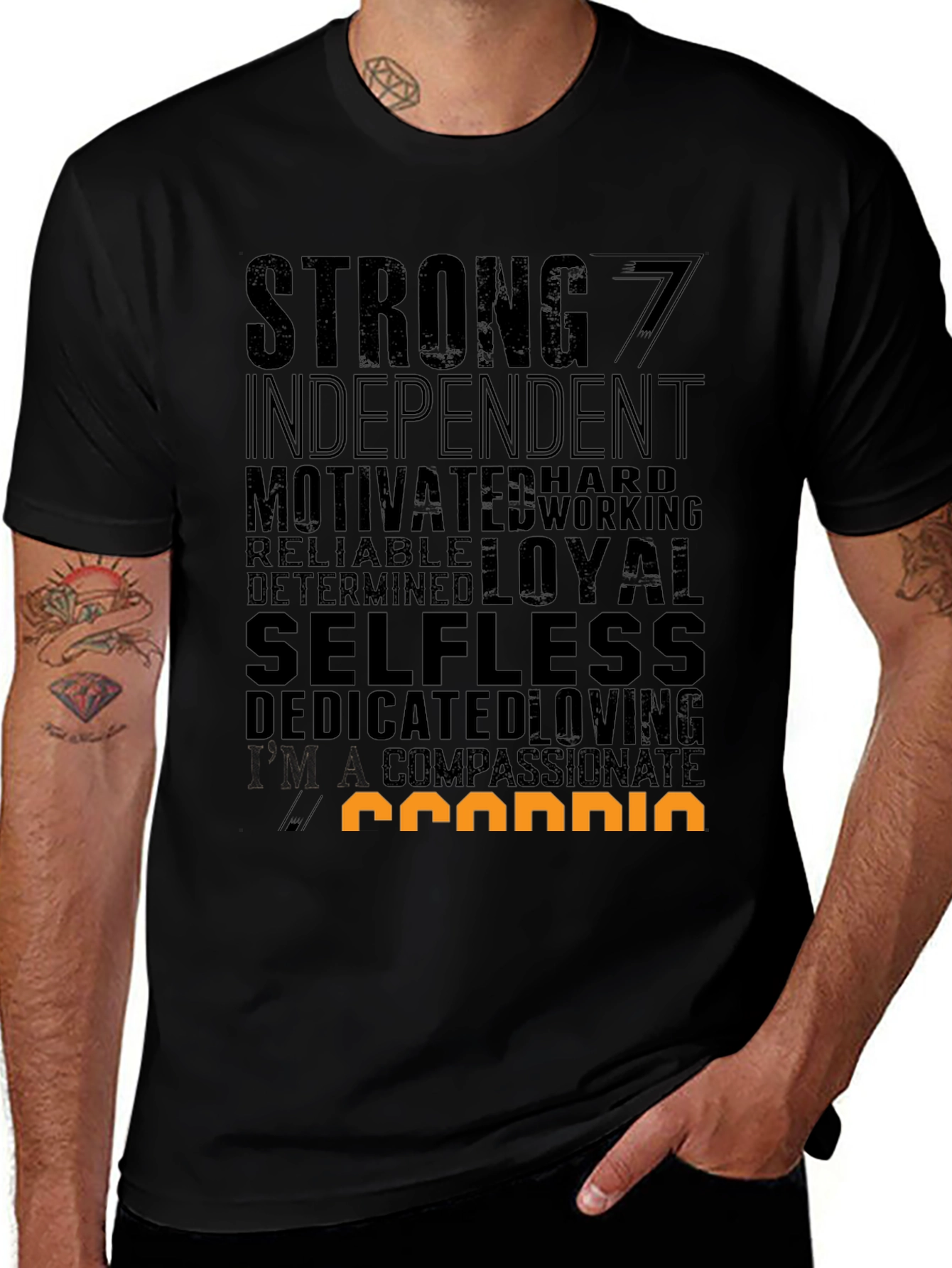 Scorpio Zodiac T-Shirt - Strong & Independent Graphic Tee