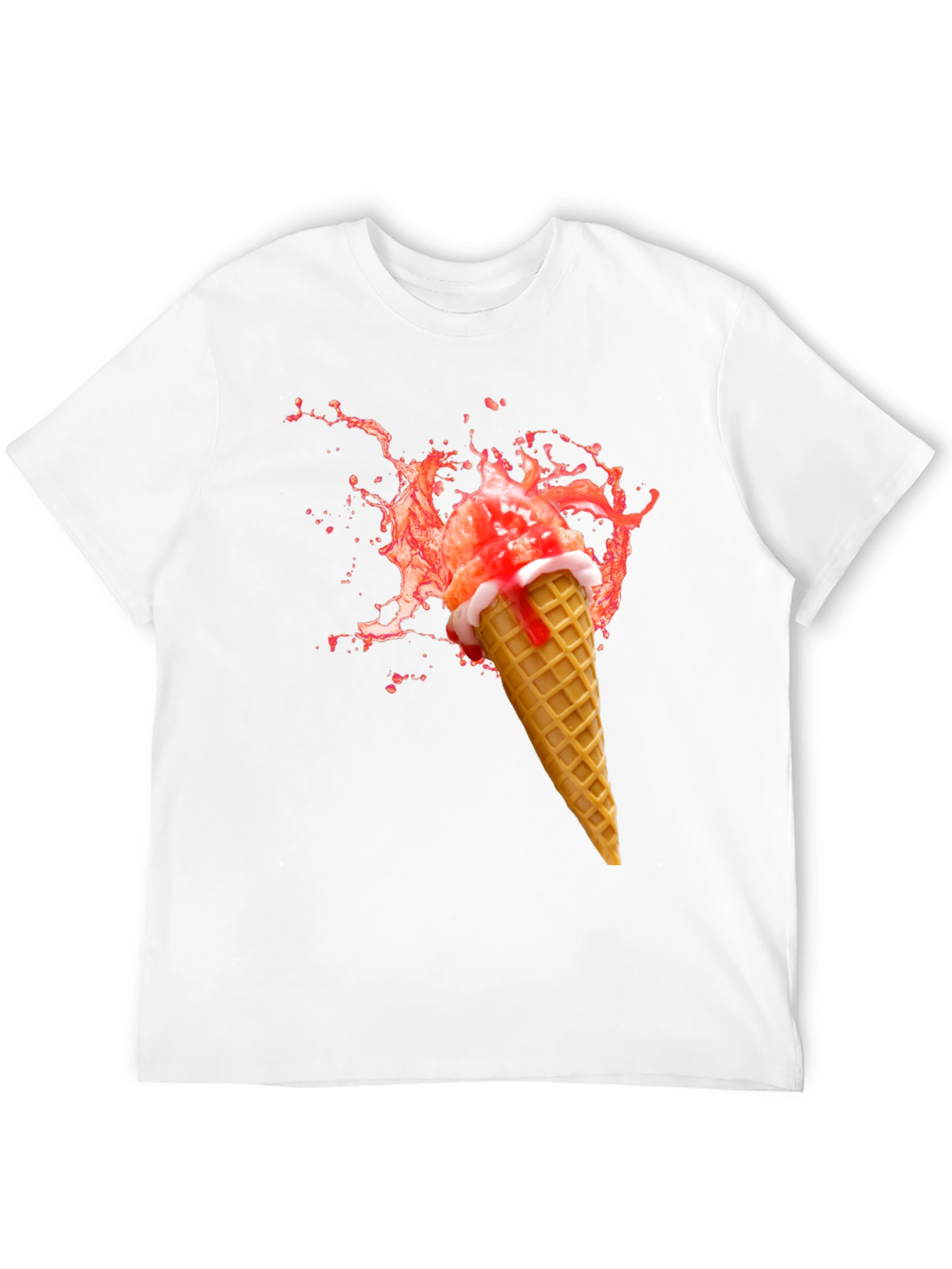 Ice Cream Cone Graphic T-Shirt