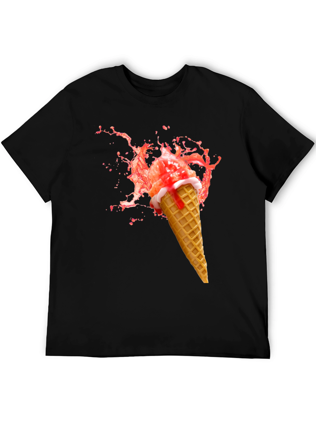 Ice Cream Cone Graphic T-Shirt