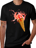 Ice Cream Cone Graphic T-Shirt