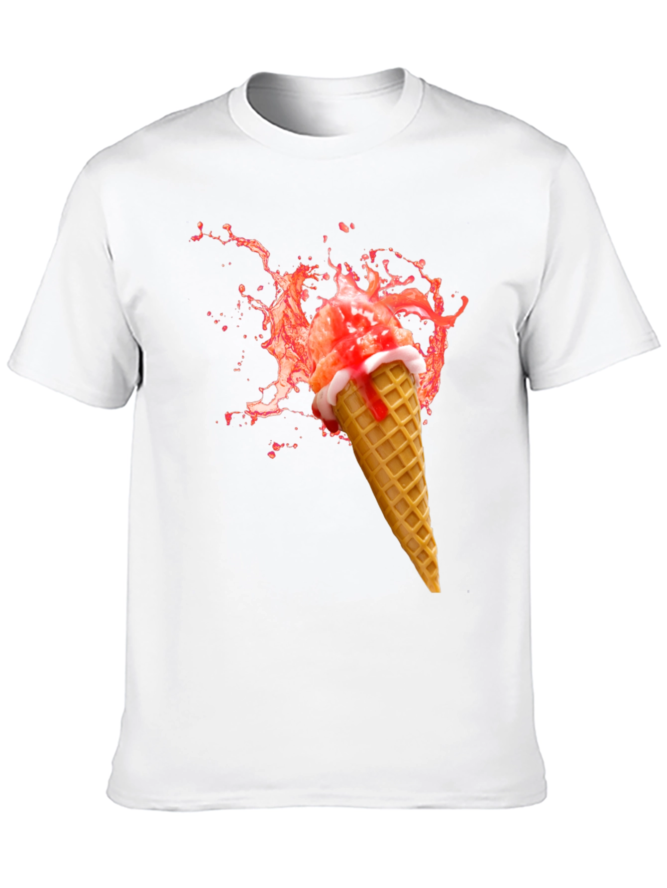 Ice Cream Cone Graphic T-Shirt