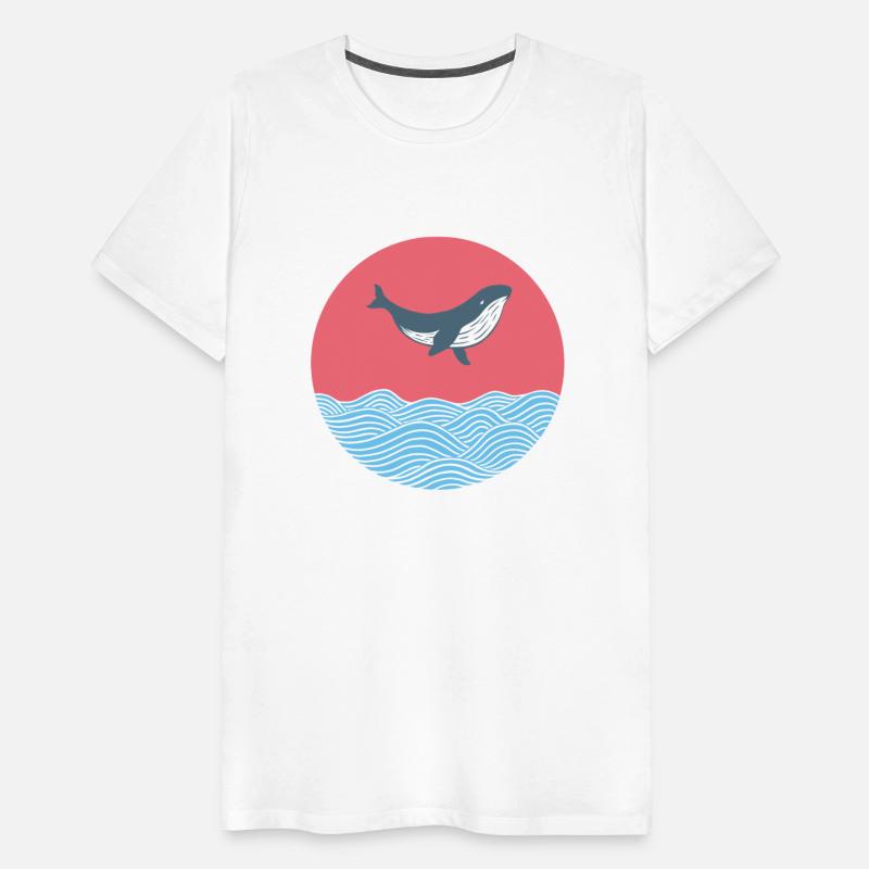 Whale Jumping in The Ocean