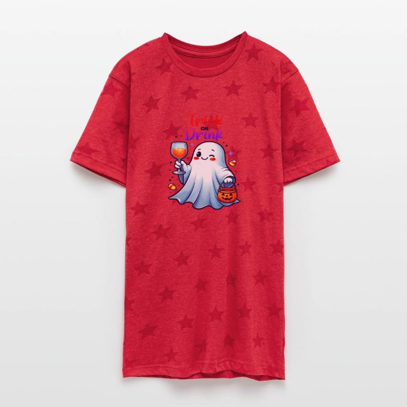 Whimsical Ghost Halloween Drink Design