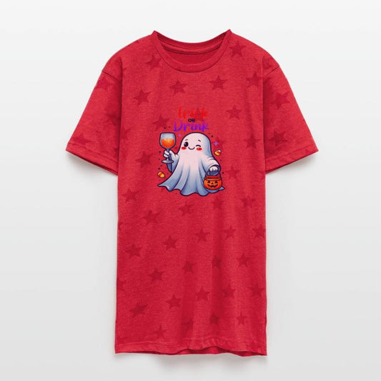 Whimsical Ghost Halloween Drink Design