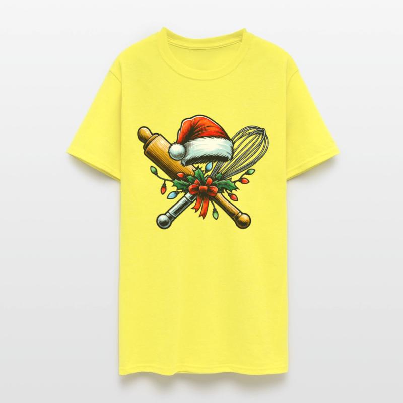 Whisk Rolling Pin Baking Baker Christmas Hat Xmas