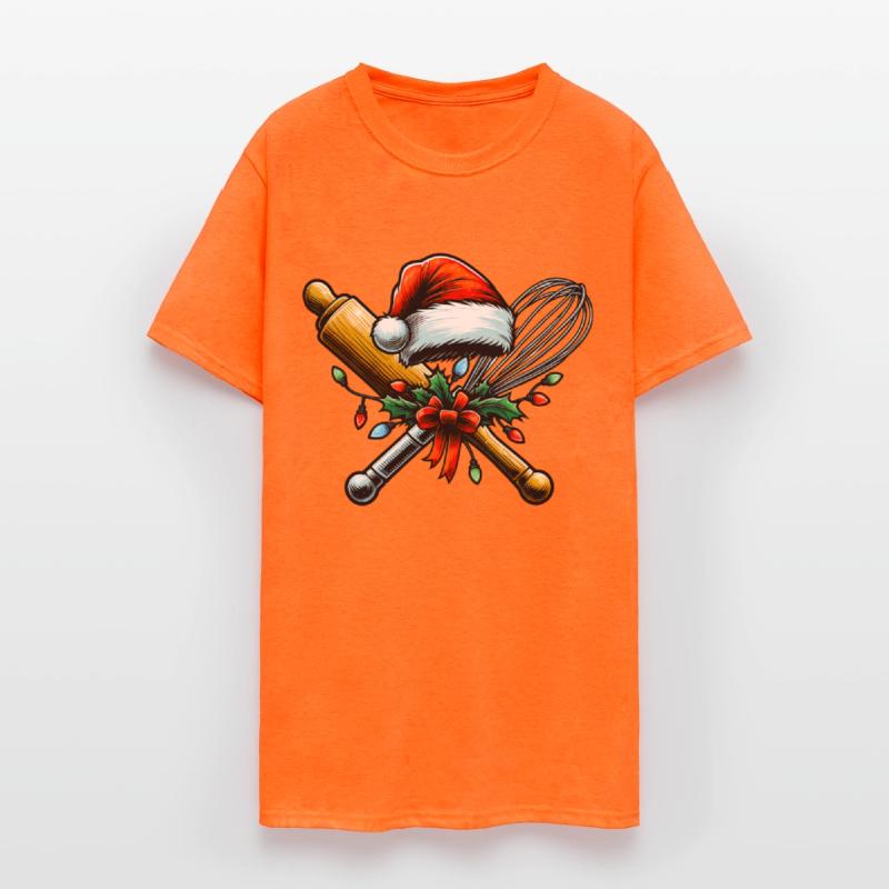 Whisk Rolling Pin Baking Baker Christmas Hat Xmas