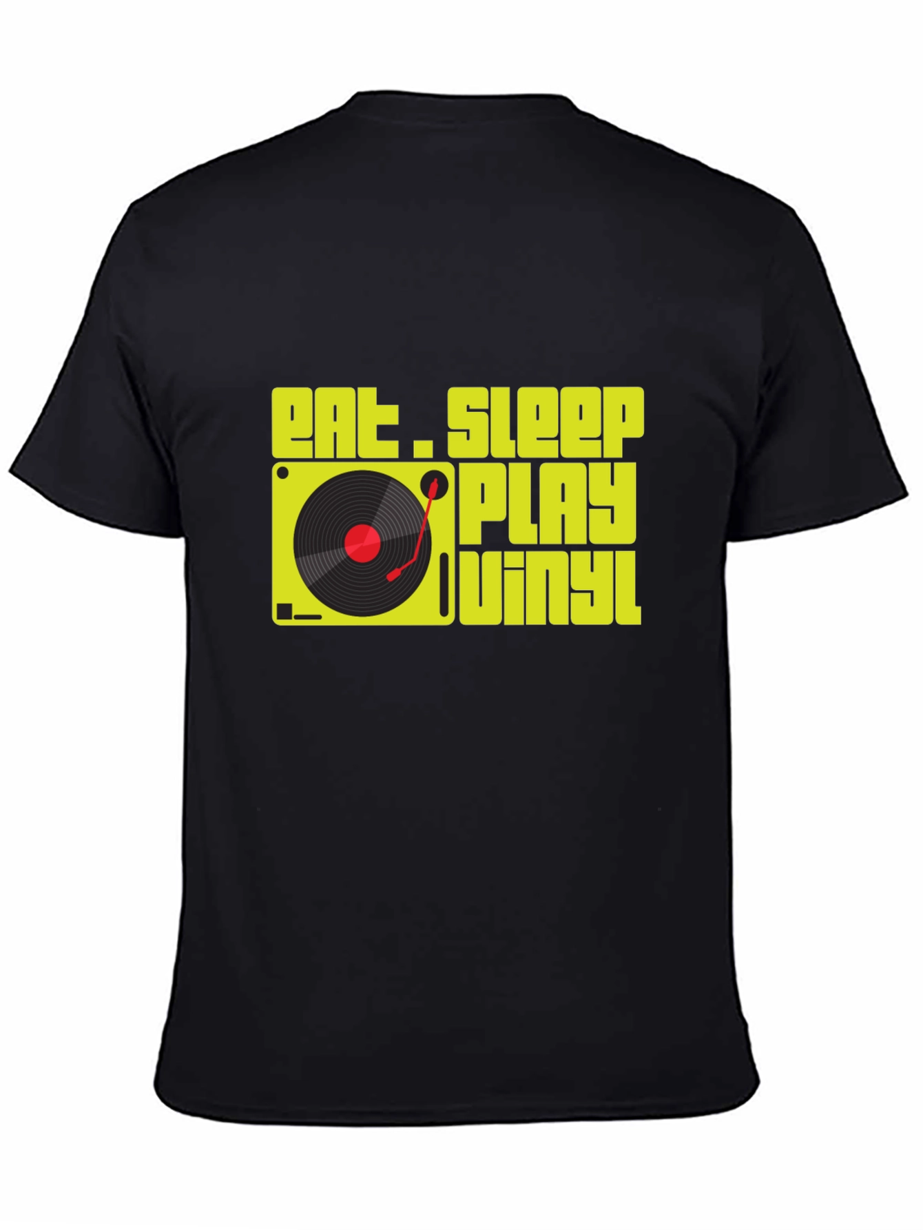Eat Sleep Play Vinyl T-Shirt - DJ Music Lover Tee