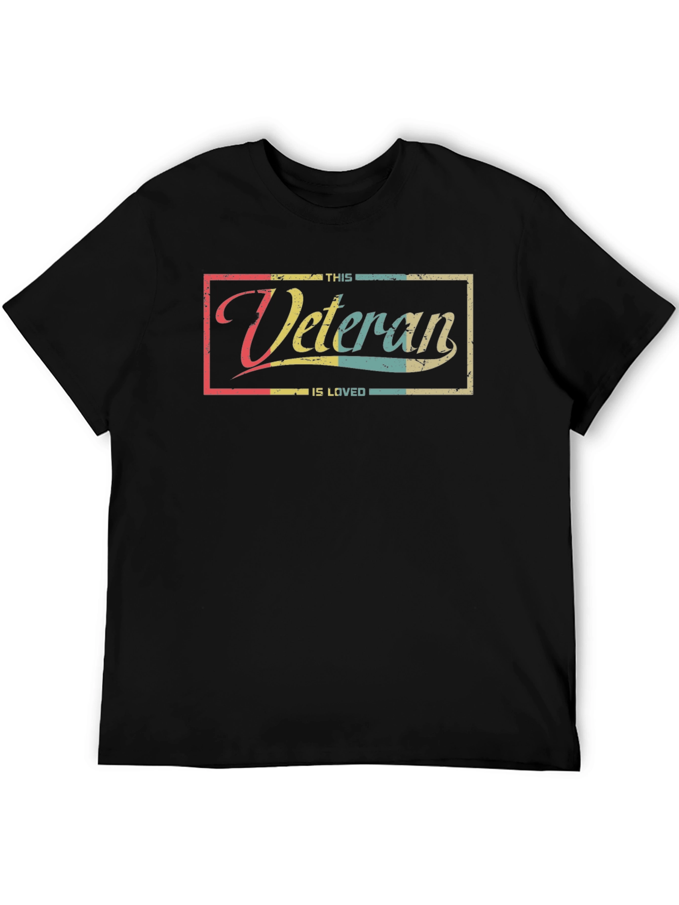 This Veteran Is Loved - Retro Graphic T-Shirt
