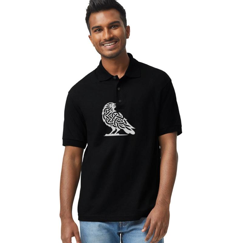 Wild Crow Bird Celtic Tattoo Knot Style