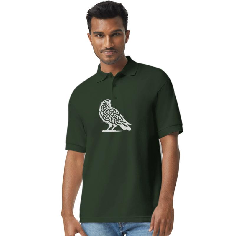 Wild Crow Bird Celtic Tattoo Knot Style