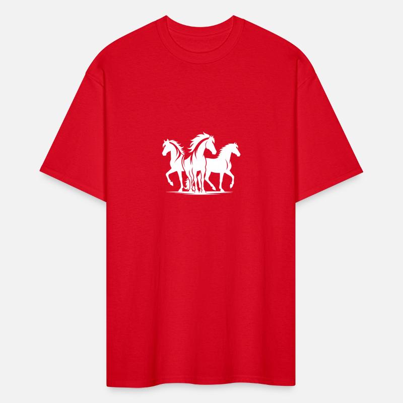 Wild Group Of Horses Enjoying Their Free Run