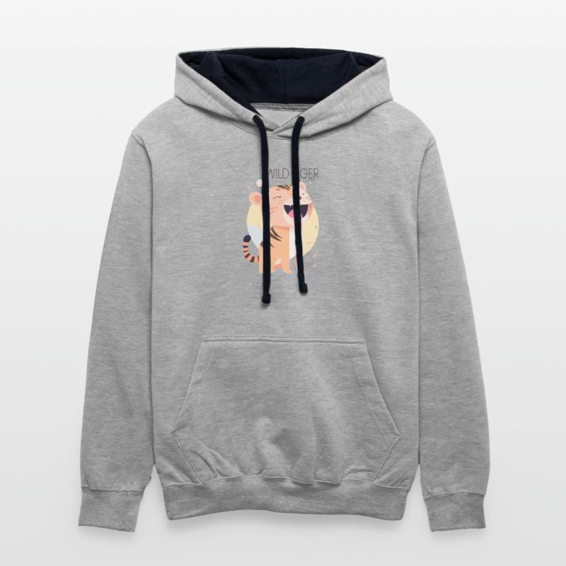 Wild Tiger roar Bauhaus Style