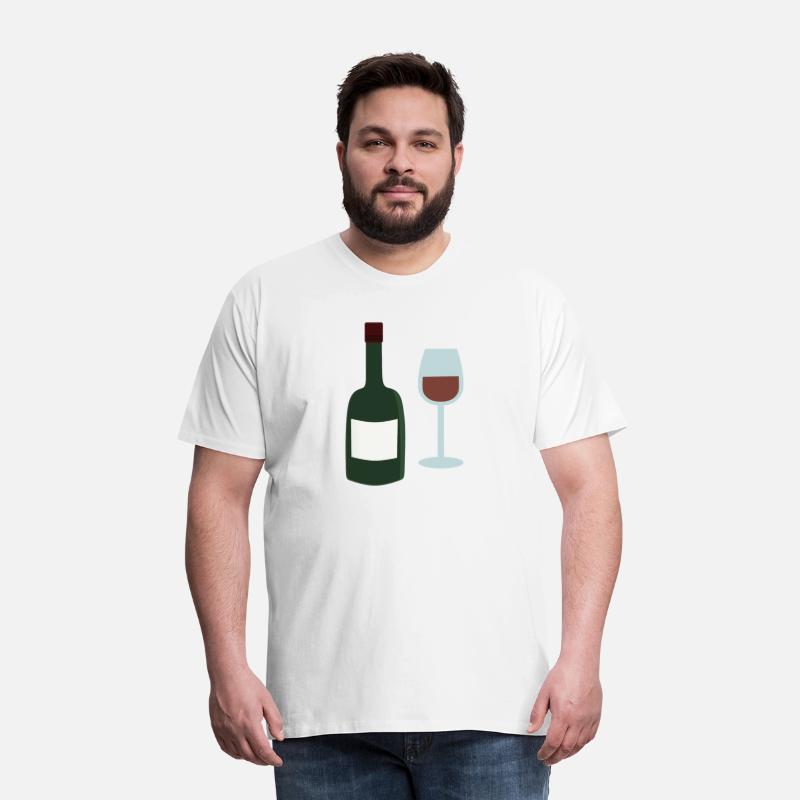 wine bottle and wine glass