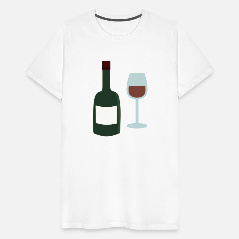 wine bottle and wine glass