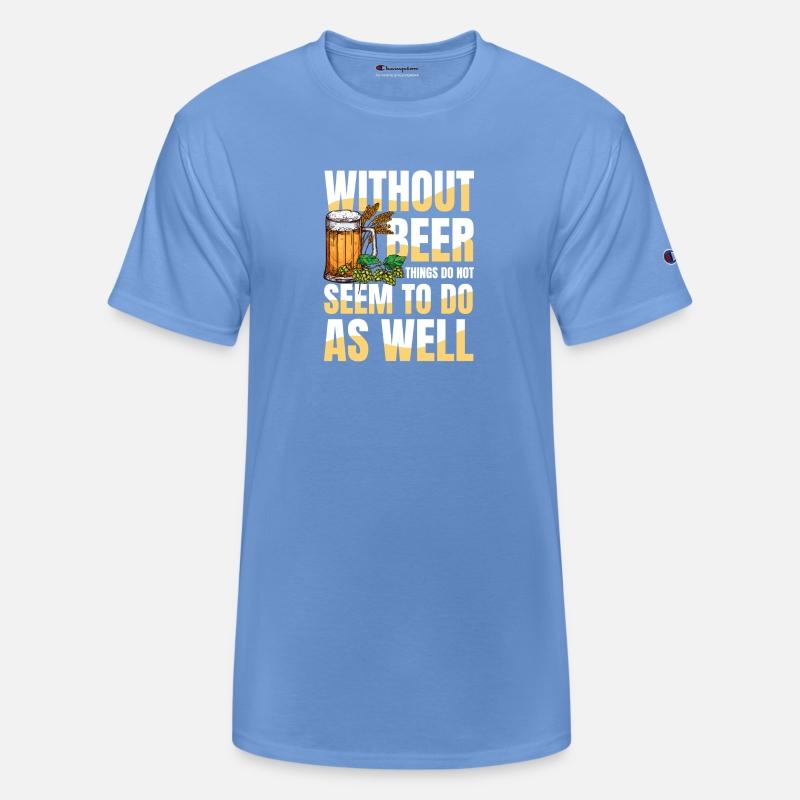 Without beer things do not seem to go as well