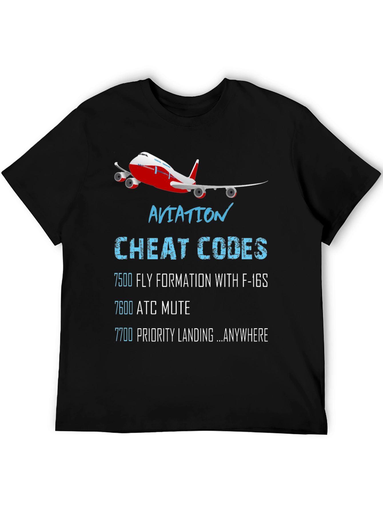 Aviation Cheat Codes T-Shirt