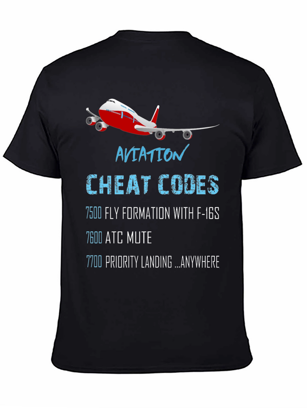 Aviation Cheat Codes T-Shirt