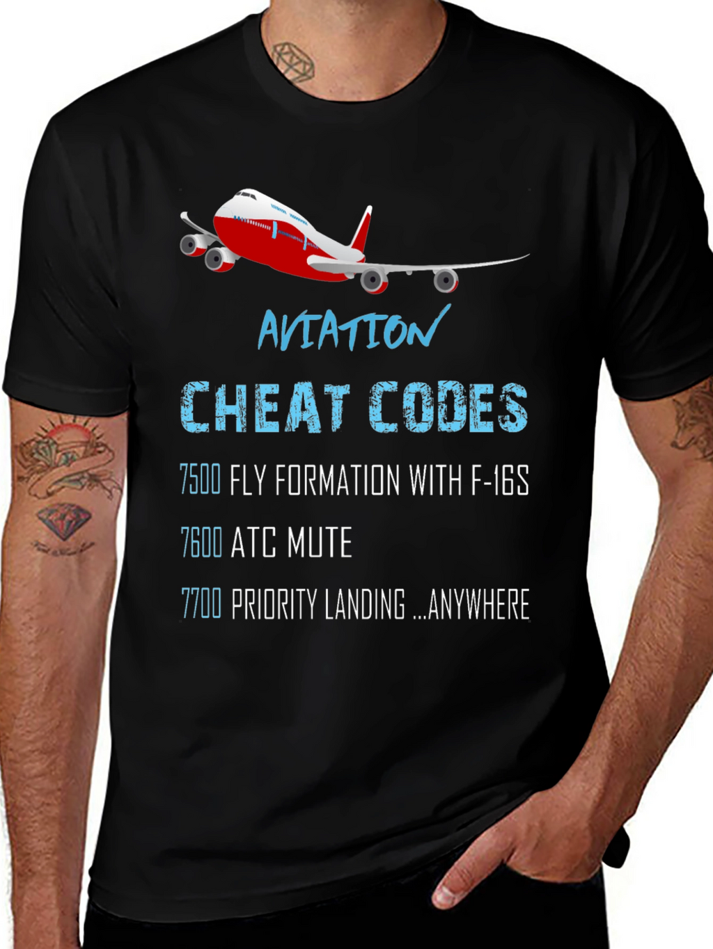Aviation Cheat Codes T-Shirt